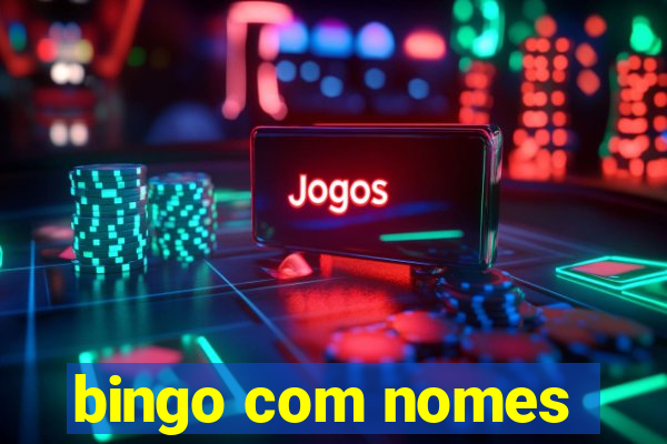 bingo com nomes